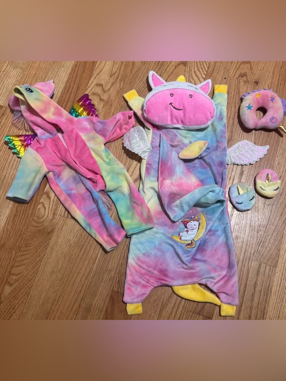 Unicorn Sleeping Bag and Onesie Set fits American Girl Doll